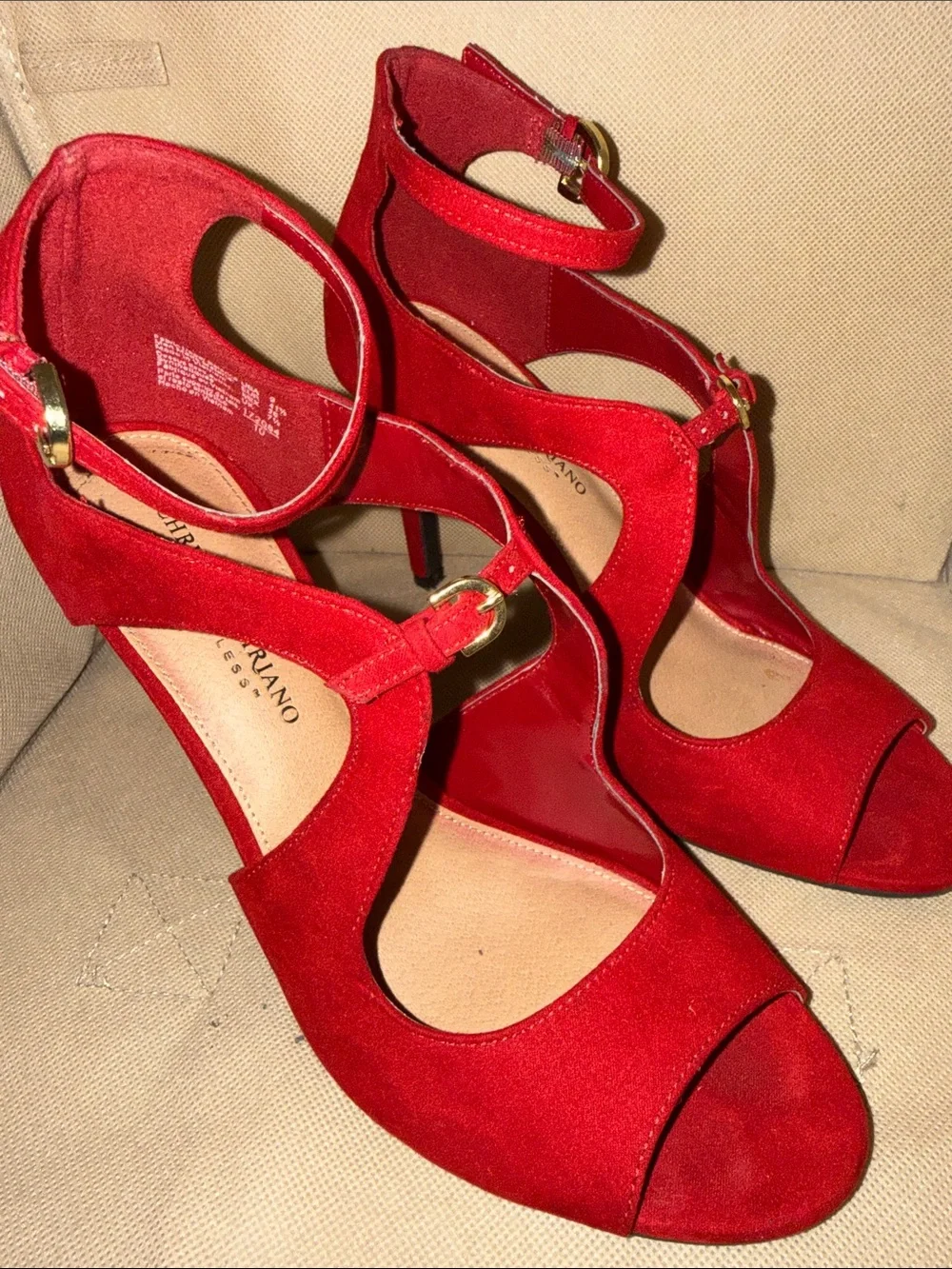 Christian Siriano vibrant red